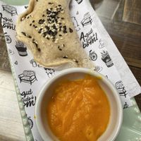 Pastel asado  at Emporio Canela in Canela