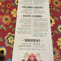 Carta vegana  at Emporio Canela in Canela
