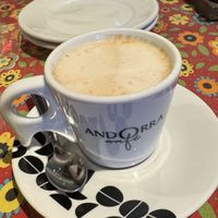 Soy latte  at Emporio Canela in Canela