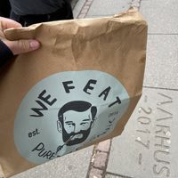 Got takeaway because of covid-19 at We Feat Pure Organic in Aarhus