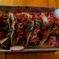 Tempeh tacos. Ask for no crema to make vegan. at Casita Taqueria in St Petersburg