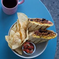 Breakfast burrito  at The Gradient in Brooklyn