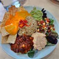 Mexican taco bowl at Home Vegan Bar in Docklands