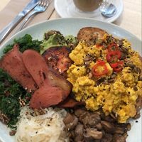 Big Breakfast  at Home Vegan Bar in Docklands