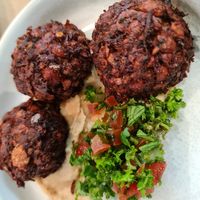 Housemade falafel at Home Vegan Bar in Docklands