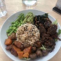 Teriyaki chicken bowl  at Home Vegan Bar in Docklands