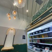 Juices and alkaline waters  at Home Vegan Bar in Docklands