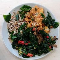 Large salad bowl at Home Vegan Bar in Docklands