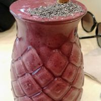 Choc Berry smoothy  at Home Vegan Bar in Docklands
