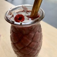 Choco berry yummy smoothie at Home Vegan Bar in Docklands