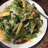 Assorted veg. Fried black pepper noodles at Pure Veggie House 心齋 - Xīn Zhāi in Kowloon