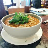 Spicy dan dan noodle at Pure Veggie House 心齋 - Xīn Zhāi in Kowloon