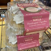 Vegan vanilla cupcakes   at Isla Vista Food Co-op in Isla Vista