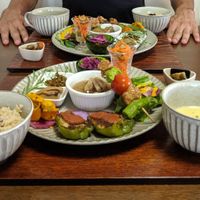 Set menus, August 2019 at Vege Vege Kitchen in Hakodate