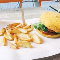 spicy burger at Gourmet Burger in Paris
