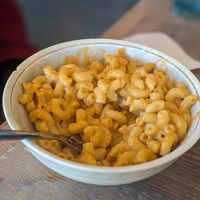 Cashew Mac n cheese at Turf Surf & Earth in Somerville