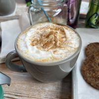 Beautiful lattes  #Veganuary at Turf Surf & Earth in Somerville