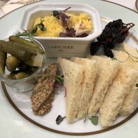 Mushroom pate at Ladurée in Beverly Hills