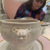 Onion soup bowl at Ladurée in Beverly Hills