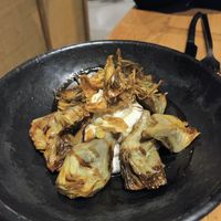 Artichokes at Te Quiero Verde in Barcelona