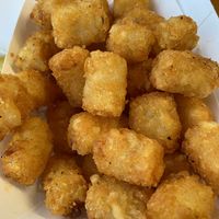 Hot taters with gaucamole  at Hungry Hippie Tacos in Grand Marais