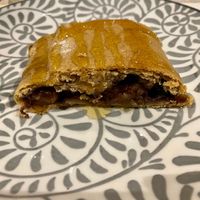 The strudel for dessert  at Un Gelsomino in Salerno