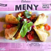 El chimi vegano at Calexico's in Stockholm