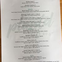 Menu at Plantd in Bend