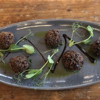 Black bean cakes at Social Club in Rotorua