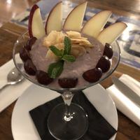 Vegan chia coconut cream dessert  at Social Club in Rotorua