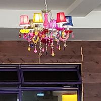 Cue chandelier at Social Club in Rotorua