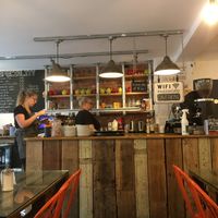  at Scoff Troff Cafe in St Ives