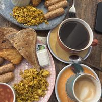   at Scoff Troff Cafe in St Ives