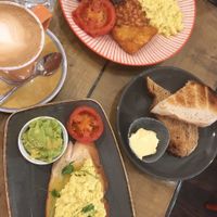 Amazing breakfast at Scoff Troff Cafe in St Ives