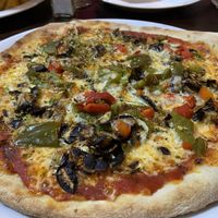 Pizza vegetal  at Portobello in Lanzarote
