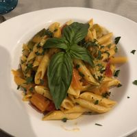 Vegetable pasta at Portobello in Lanzarote