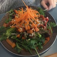 Roast vegetable salad  at Cafe Komodo in Prospect