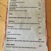 Menu 4 at Cafe Komodo in Prospect