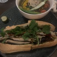 Portobello French dip bahn mi   at The Pig and The Lady in Honolulu