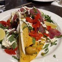 Vegan tostada  at Abbey Tavern in Howth
