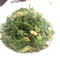 Penne with pesto, pretty good. There is some penne under the greenery somewhere! at Abbey Tavern in Howth
