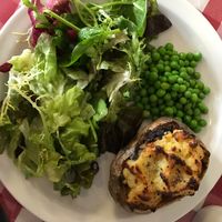Shepard's pie style baked potato! at The Ragged Canteen in South East London