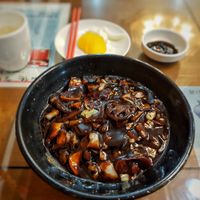 Jjajangmyeon. It was so good but be prepared of slippery noodles while eating with chopsticks😂 at Jin Mi - 진미 in Jeonju