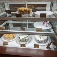 Closing time. Good sign: not a lot left. at Cafe La Moire in Jeonju