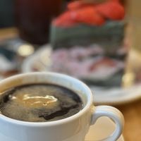 Black coffee  at Cafe La Moire in Jeonju