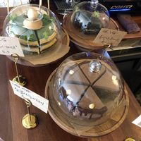 Vegan cakes at Cafe La Moire in Jeonju