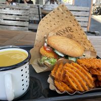 Vienna burger combo  at Swing Kitchen - Laupenstraße in Bern