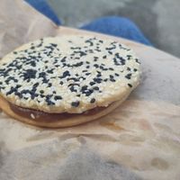 Sesame cookie - REALLY good! at Tauer in Turin