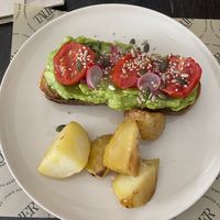 Avocado toast   at Tauer in Turin