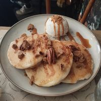Pumpkin pie pancakes at Tauer in Turin